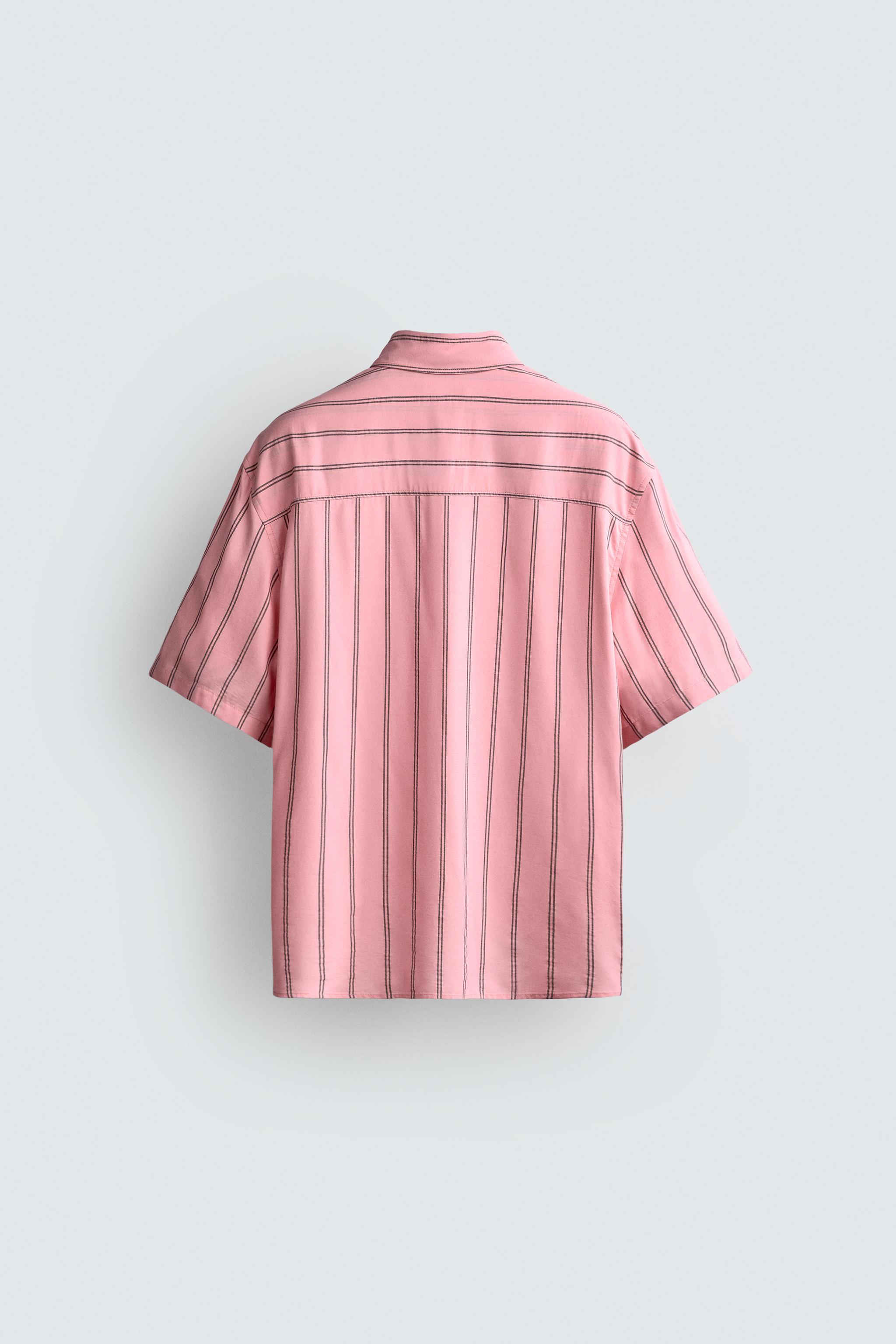 CHEMISE FLUIDE À RAYURES ET POCHES